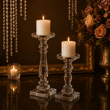 Crystal Candle Holders
